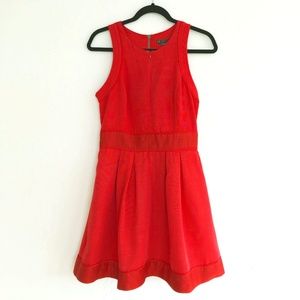 Red Versatile Zipper Dress Armani Exchange